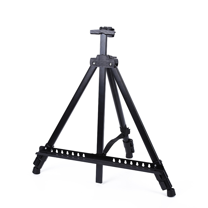 Custom display art paint artist kids metal aluminium alloy easel stand for painting with paint stand