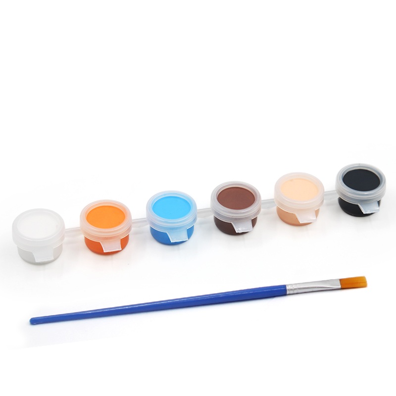 Factory Supply Professional 3ml Mini Pot Strip Acrylic Paint Set