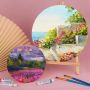 Round Stretched Canvas For Artist Canvas Professional Stretched