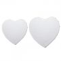 White Blank Heart Shaped Stretched Artist Canvas For Oil Painting Acrylic Watercolor Oil Painting