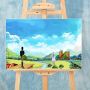 White Stretched Canvas Frame for Drawing Painting DIY Canvas Painting Supplies