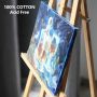  Cotton White Stretched Canvas Frame For Drawing Painting DIY Canvas Painting Supplies