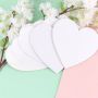 Heart Shape Cotton Artist Canvas Sketchpad