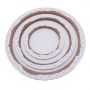White Blank Panels Round Stretched Canvas Art Artist Painting Crafts