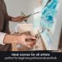 8x10 inch Stretched Canvas for Painting, 100% Cotton