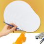 Canvas Oval Cotton Oil Painting Canvas Stretched Canvas Home Decors For Primed Oil Acrylic Paint Paintings