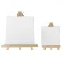 White Blank Square Artist Stretched Canvas for Watercolor Acrylic Oil Painting DIY Craft Art Supplies