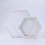 DIY Cotton Oil Painting Canvas Stretched Blank Handmade DIY Paint Canvas Hexagon Home Wall Picture Decors 2021