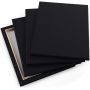 Black Stretched Canvas for Painting