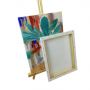 16x20Stretched White Blank Canvas,Primed, 100% Cotton for Painting, Acrylic Pouring, Oil Paint & Wet Art Media