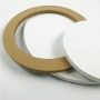 White mdf 280g100% Cotton Art Round Painting Canvas With 1.6cm Slim Profile