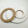 White mdf 280g100% Cotton Art Round Painting Canvas With 1.6cm Slim Profile