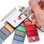 portable solid water colors artist water color paint watercolor paint set