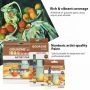 wholesale eco-friendly 6 colors 12ml gouache paint color set