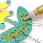 Drawing DIY bulk 12colours artist kids craft glitter glue art painting set
