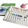 color brilliancy powder watercolor paint 18 set
