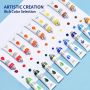Acrylic Paint Set 24 Colors 12ml Acrylic Non-Toxic Rich Pigments Paints Sets for Artists