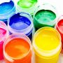 6 UV Black Light Fluorescent Luminous Acrylic Paint 20ML Jars