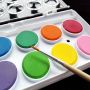 12-Color Safe Non Toxic Kids Watercolor Paint Palette