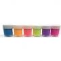 6ct 20ml Jars waterproof glow in the dark poster paint