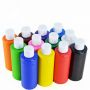 4oz Bottles (120ml) Multi-Surface Outdoor Acrylic Paint Set for Rock, Wood, Fabric, Leather, Paper, Crafts, Canvas and Wall