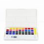 Pocket Solid Watercolor Paint Set with Water Brush Pens 36 Professional Travel 36 Assorted Metallic Colors 48 Sets/ctn 480 Sets