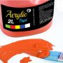 1/2 Gallon studio heavy bodied acrylic paint for large-scale paintings