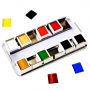 Amazon hot sale 12 transparency Watercolor Paint in Half Pans (in Tin Box)