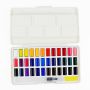 Pocket Solid Watercolor Paint Set with Water Brush Pens 36 Professional Travel 36 Assorted Metallic Colors 48 Sets/ctn 480 Sets