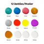 Customized eco friendly plastic bottle acrylic pouring paint