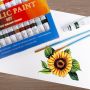 Professional Supplies 30 pcs acrylic Paint Set with 24 Paints and acrylic Brushes painting knives paint palette Acrylic pad