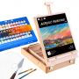 Professional Supplies 30 pcs acrylic Paint Set with 24 Paints and acrylic Brushes painting knives paint palette Acrylic pad
