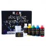 13pcs DIY High-flow Bottled Water Based Acrylic Pouring Paint for art set