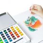 hot sale 36/48Colors solid watercolor paint set