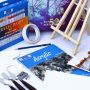 non toxic 52 pieces wholesale art acrylic paint set with brushes