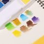 Professional Quality 36 Colors Solid Watercolor Paint Set With Water Brush Pen