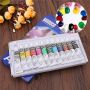 Factory Direct Sale 6 ML 12 Color Professional Acrylic Paint Set Hand-Painted Paint Set