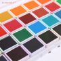 Professional Quality 36 Colors Solid Watercolor Paint Set With Water Brush Pen