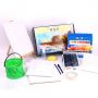 Professional Artists Watercolor Paint Set with acrylic brushes