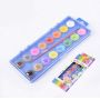 16 Colors Non-Toxic Watercolour Paint Solid Cake Powder Watercolor Paint Set