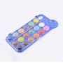18 Colors Plastic Box Solid Gouache Paint Set Cake Shape Water Color Paint With A Brush
