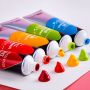 Factory Direct Acrylic Paint Set 12 Color Waterproof Diy Hand-Painted Paint Set