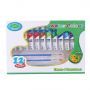 Art Supplies Watercolour And Brushes Set Non-Toxic 12 Colors Watercolor Paint Set With 3 Brush And 1 Palette