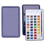Lightwish Watercolor Paint Set 36 Vivid Colors in Pocket Box Bonus Watercolor Brush Perfect for Students Kids Beginners & More
