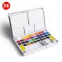 12/18/24/36/48/72/90 travel painting drawing pigment neon watercolor solid cube paints set with brush pen