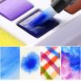 Quality Wholesale 12/24/36/48 Colors Watercolor Paints Solid Kit for Drawing/Painting