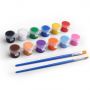 wholesale non toxic mini 3ml strip pot kids acrylic color paint quick drying water soluble acrylic paints