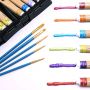 acrylic paint 22ml art paint acrylic 24 Metallic Colors acrylic set paint with brushes for Wood, Fabric, Crafts, Canvas