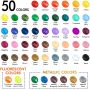 professional acrylic paint set 12/24/36/50 artist paint for artist and kids non-toxic 60ml acrylic paint set