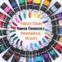 artist paint 24colors studio acrylic paint with 3 brushes for art